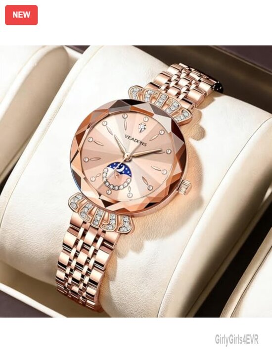 Women\'s Quartz Analog Wrist Watch Waterproof Stainless Steel Dress Watch main image 5